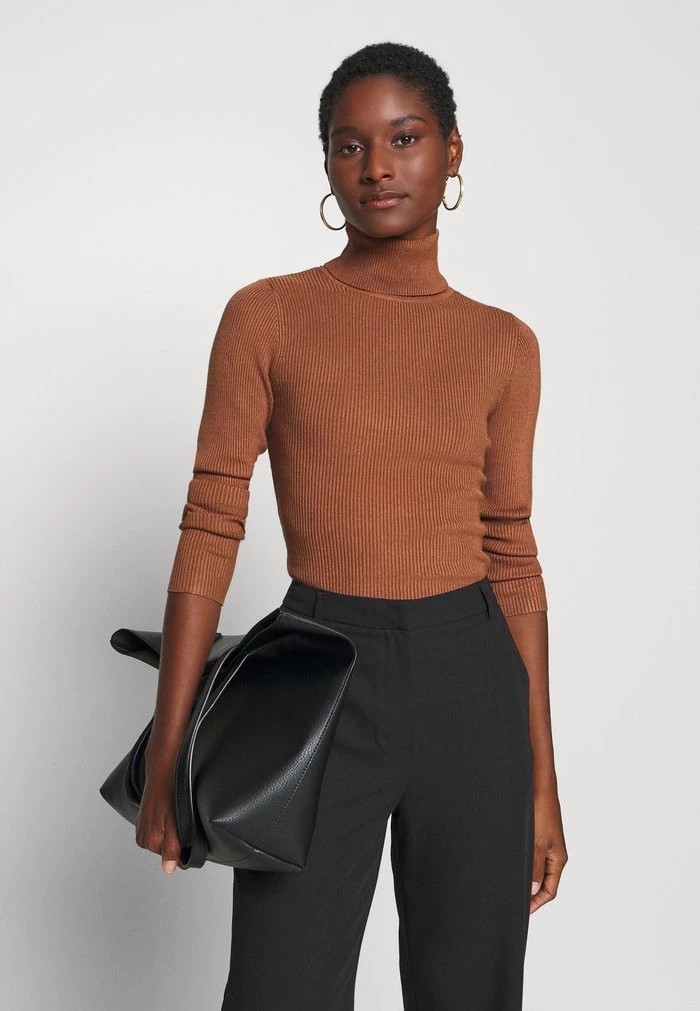 Pulls De Golf ANNA FIELD Anna Field Turtle Neck Marron Femme | LFN-1754426